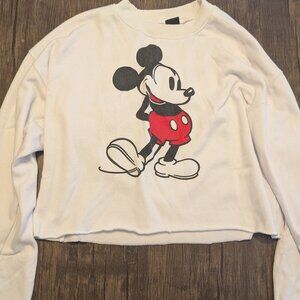 Mickey mouse crop top sweater